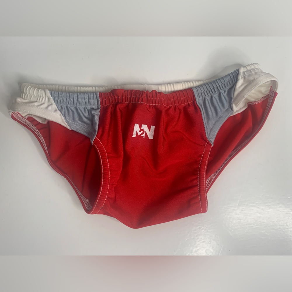N2N Red & White Briefs